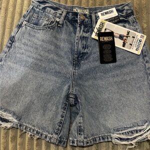 Rewash Women's Light Blue Jean Shorts